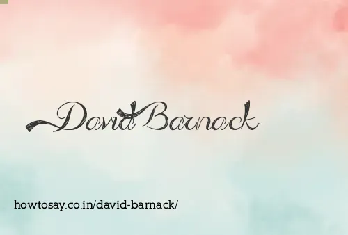 David Barnack