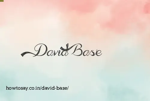 David Base
