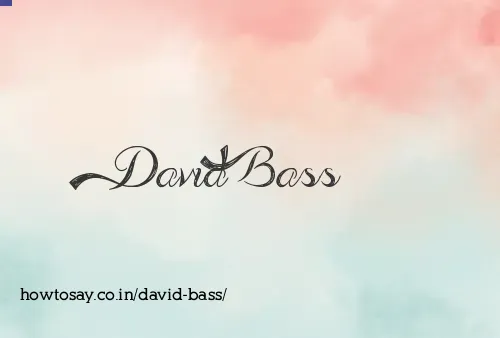 David Bass
