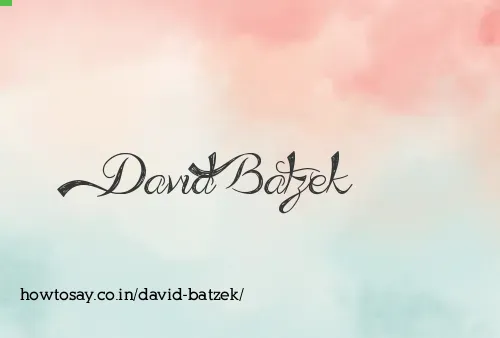 David Batzek