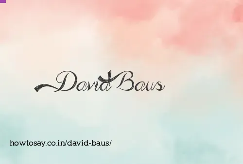 David Baus