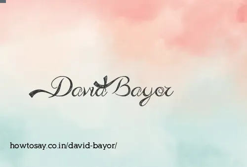 David Bayor