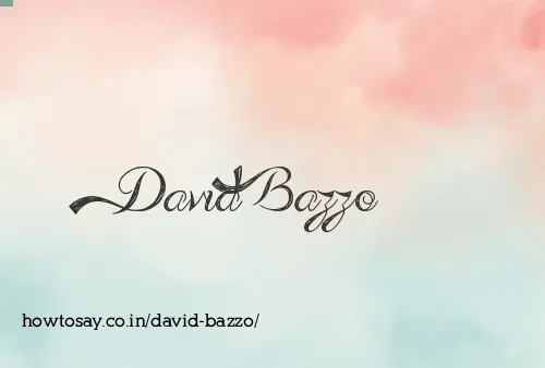 David Bazzo