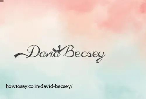 David Becsey