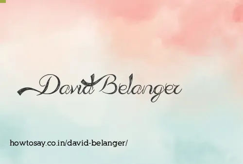 David Belanger