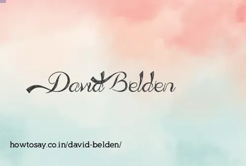 David Belden