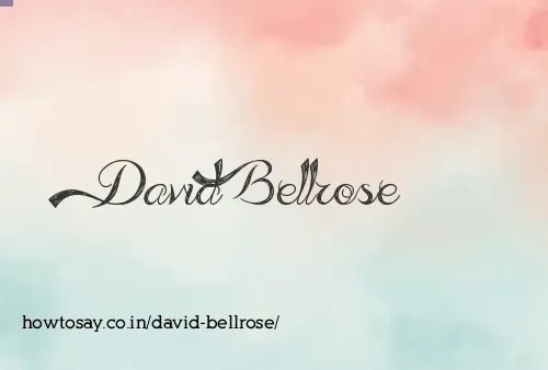 David Bellrose