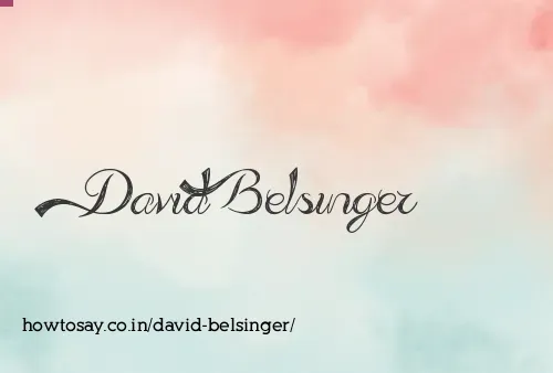 David Belsinger