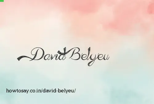 David Belyeu