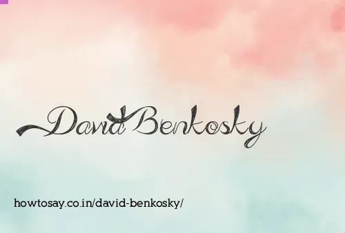 David Benkosky