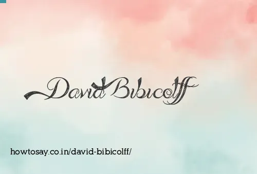 David Bibicolff