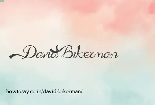 David Bikerman