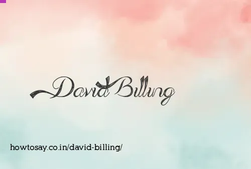 David Billing