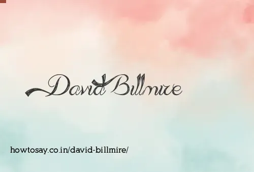 David Billmire