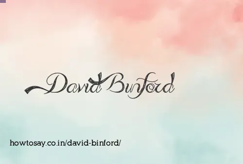 David Binford