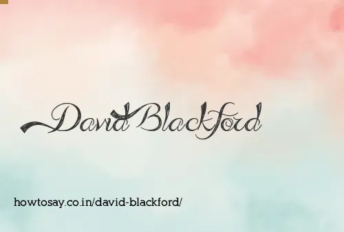 David Blackford