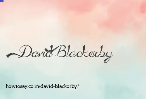 David Blackorby