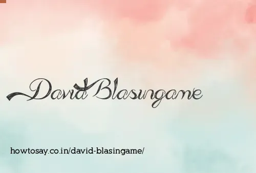 David Blasingame