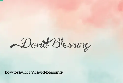 David Blessing