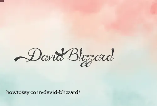 David Blizzard