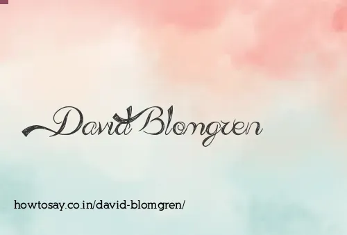 David Blomgren