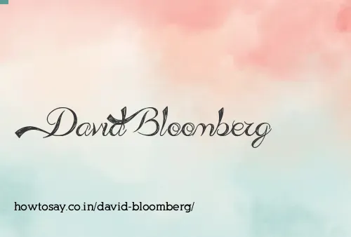 David Bloomberg