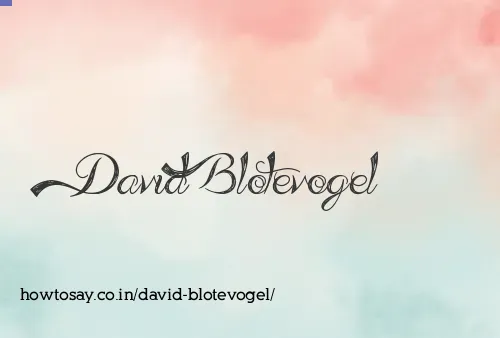 David Blotevogel