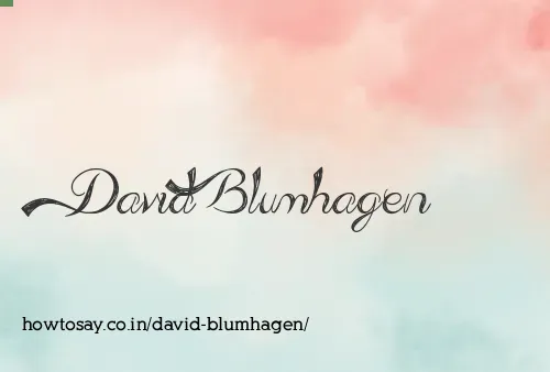 David Blumhagen