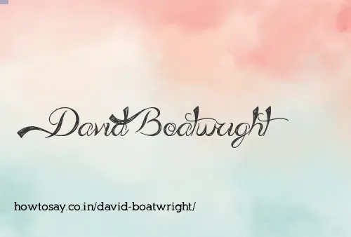 David Boatwright