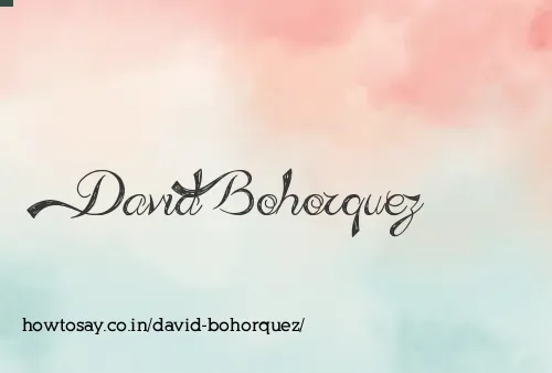 David Bohorquez