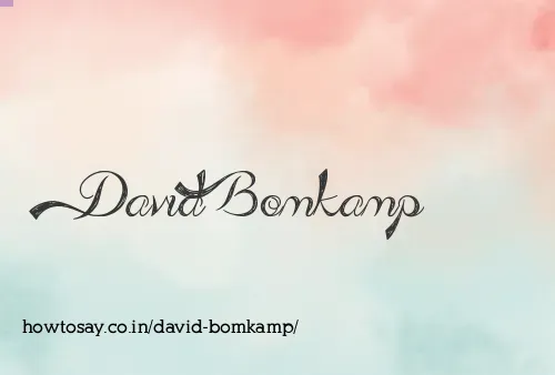 David Bomkamp