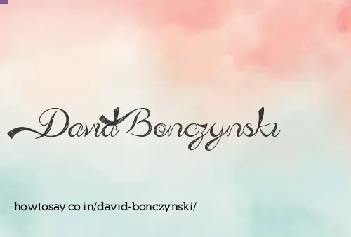 David Bonczynski