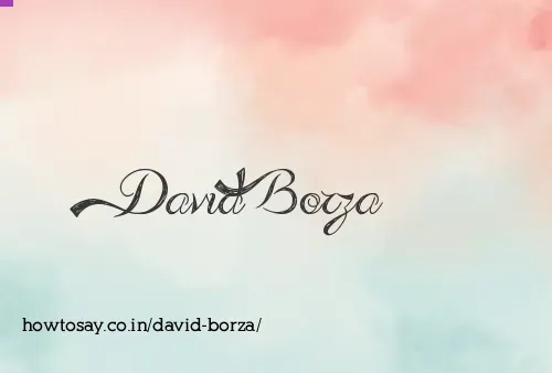 David Borza