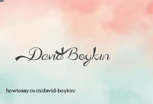 David Boykin