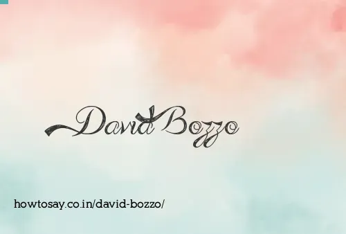 David Bozzo