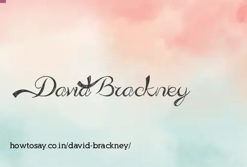 David Brackney