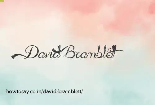 David Bramblett