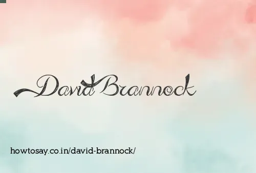 David Brannock