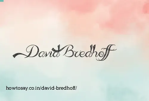 David Bredhoff