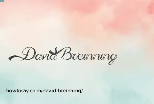 David Breinning