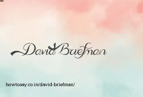 David Briefman