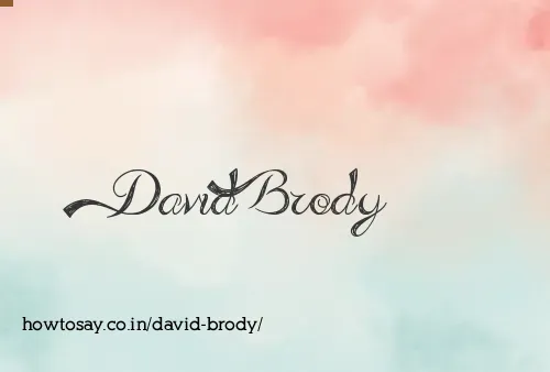 David Brody