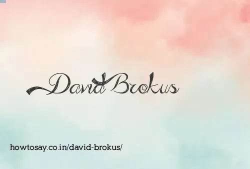 David Brokus