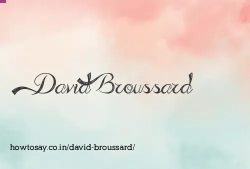 David Broussard