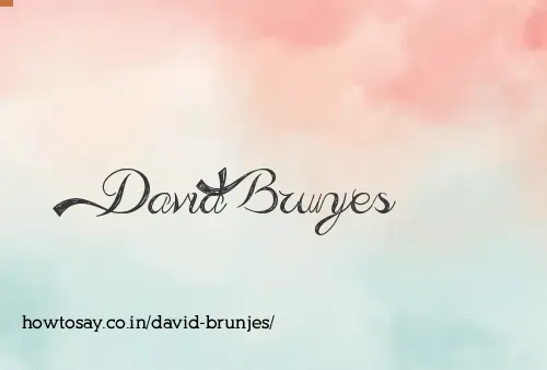 David Brunjes