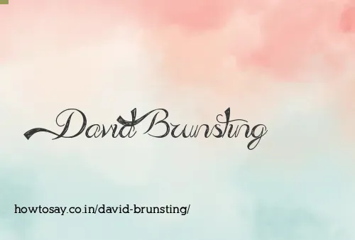 David Brunsting