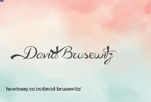 David Brusewitz