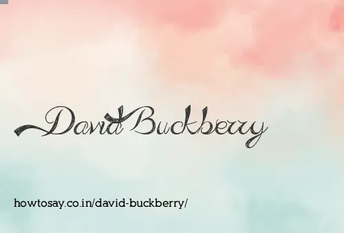 David Buckberry
