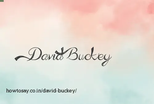 David Buckey