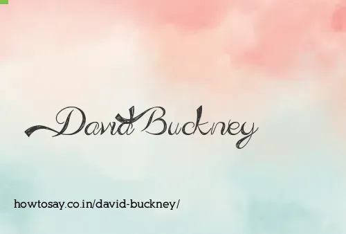 David Buckney